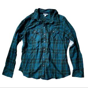 Croft & barrow green and blue flannel!